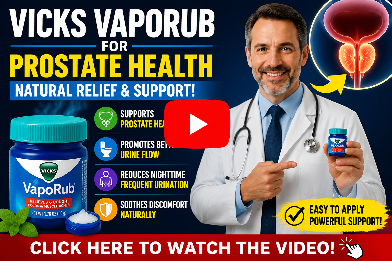 Vicks VapoRub for Prostate Health