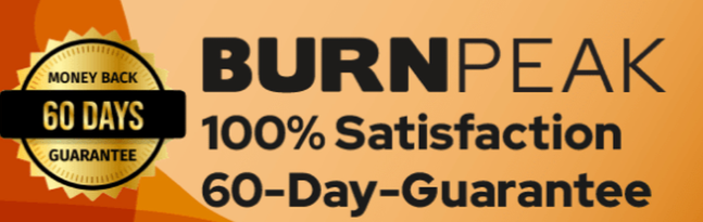 Burn Peak Money Back Guarantee