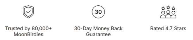 Moonbird Breathing Device Label