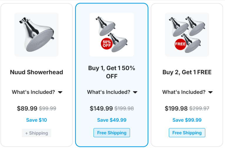 NUUD Shower Head price