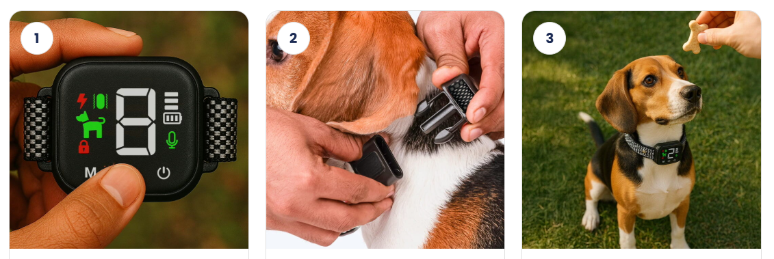 NooBark Anti-Bark Collar - How to use