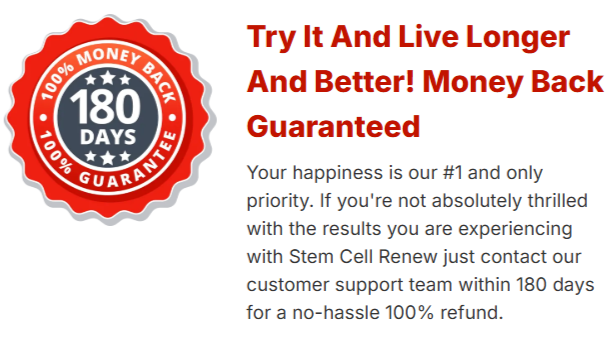 Stem Cell Renew Guarantee