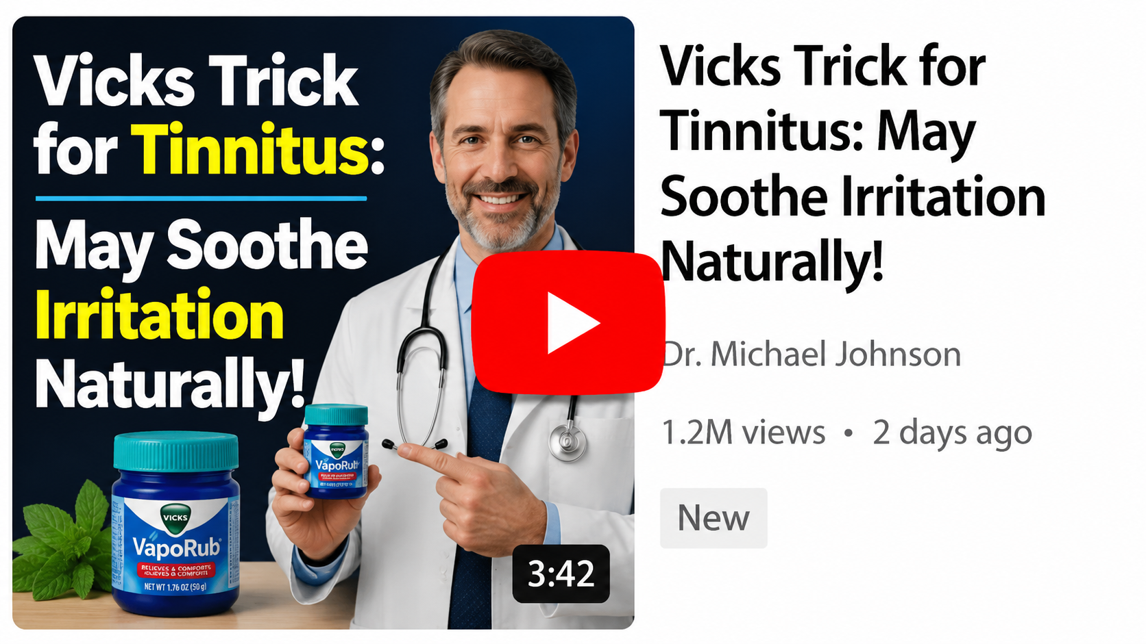 Vicks Trick for Tinnitus - 4