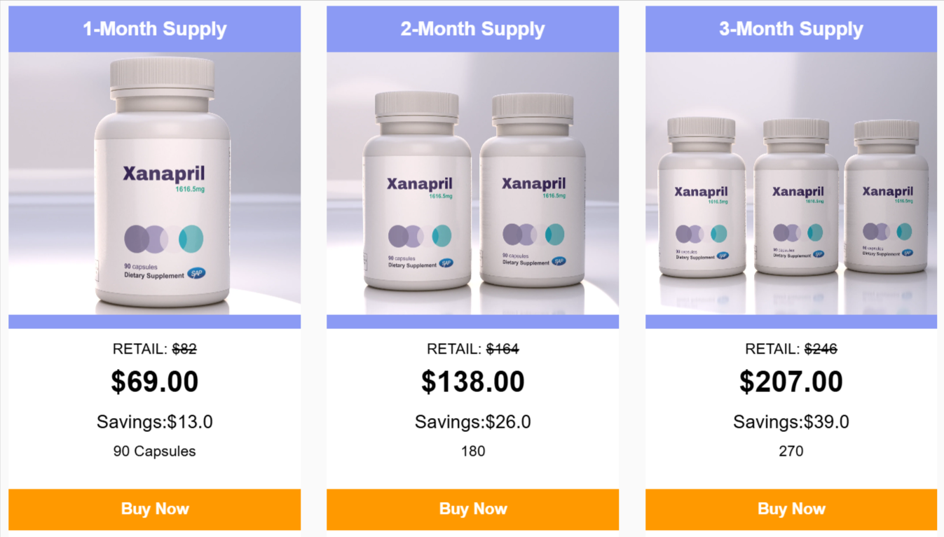 Xanapril Price