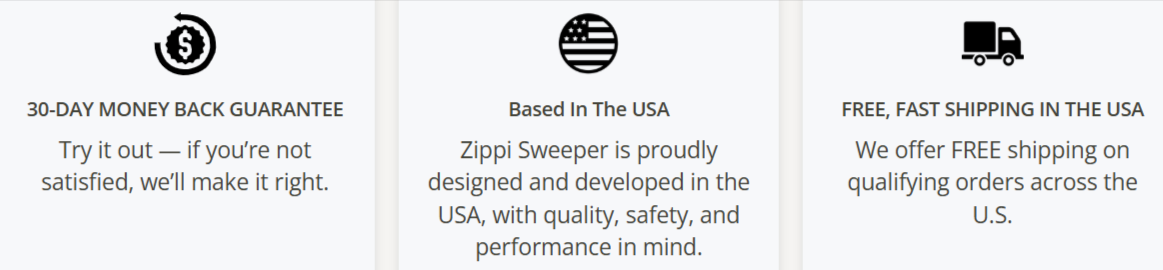 Zippi Sweeper Label