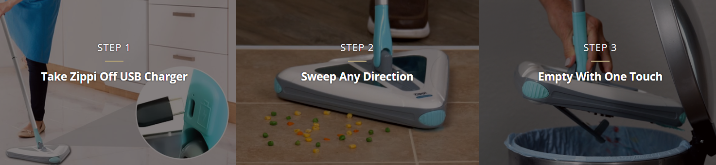 Zippi Sweeper Uses
