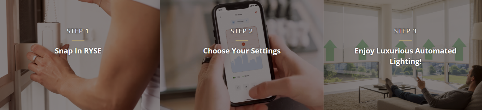 Ryse SmartShade Uses