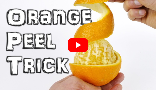 Orange Peel Trick for Skin