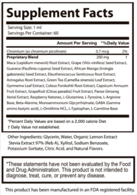 Glyco Harmony Supplement Facts