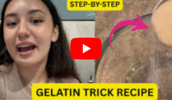 Homemade Gelatin Trick For Weight Loss