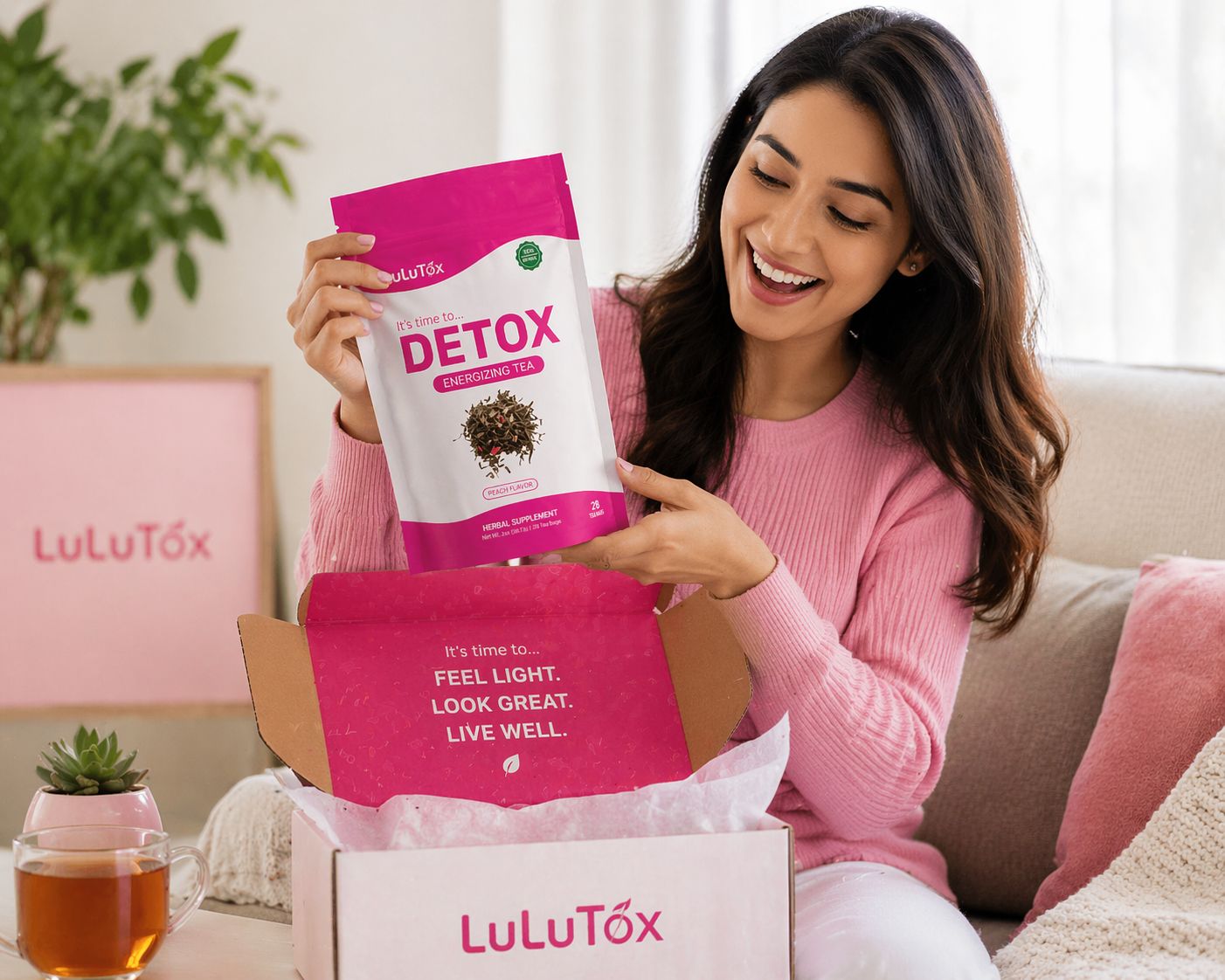 Lulutox Detox Tea Unboxing