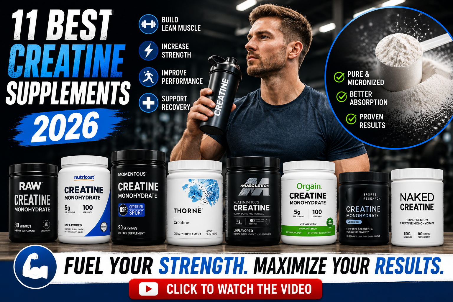 Best creatine supplements 2026 - Top Best