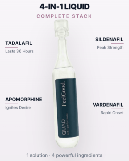 FeelGood Quad Ingredients