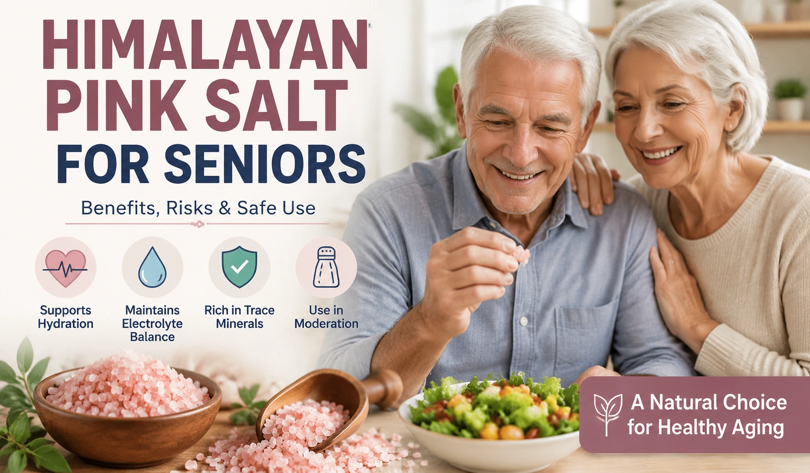 Himalayan Pink Salt for Seniors