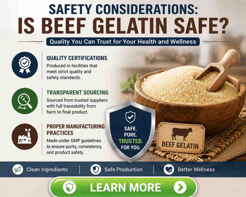 Horse Gelatin vs Beef Gelatin safety