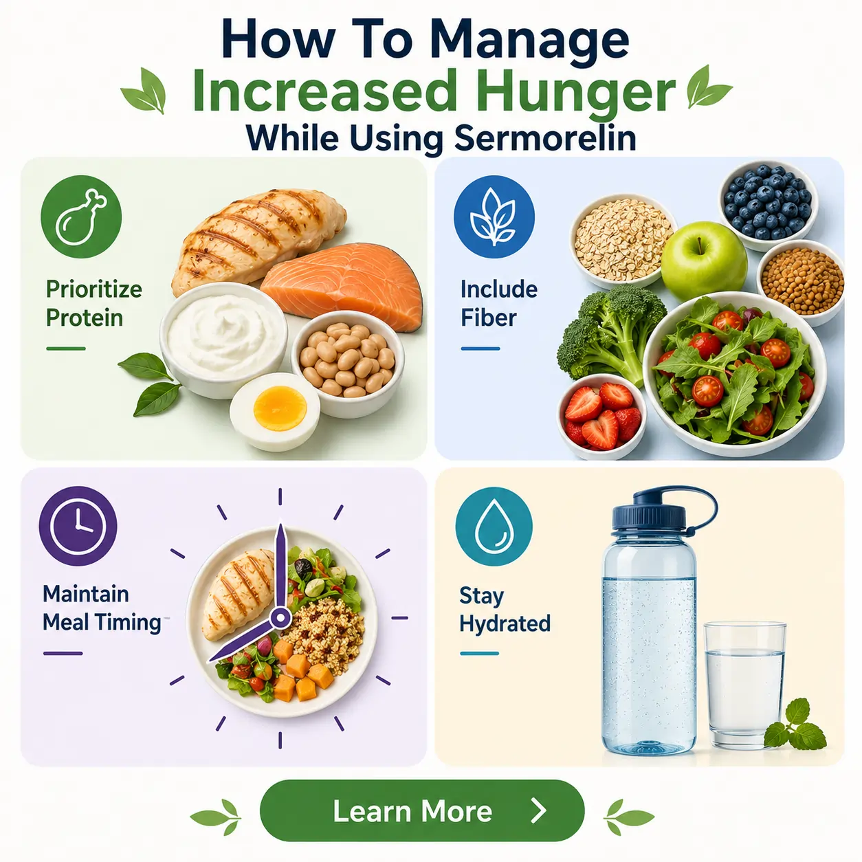 How To Manage Increased Hunger While Using Sermorelin
