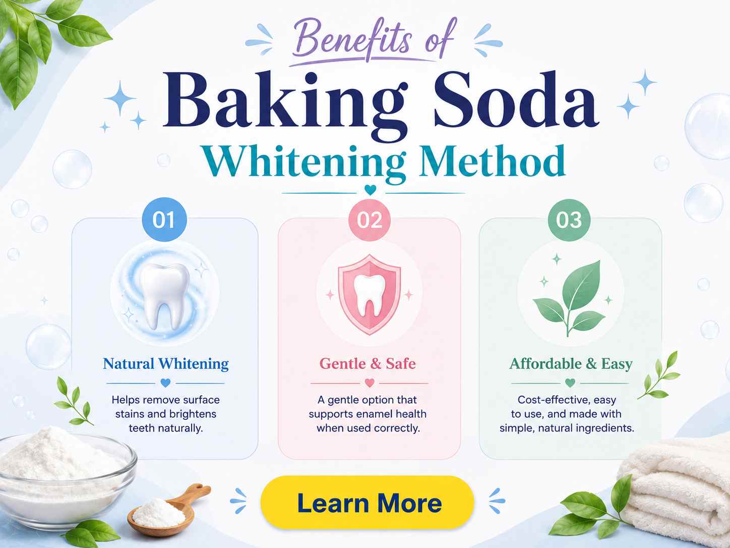 Oprah Baking Soda for Teeth Whitening - Benefits