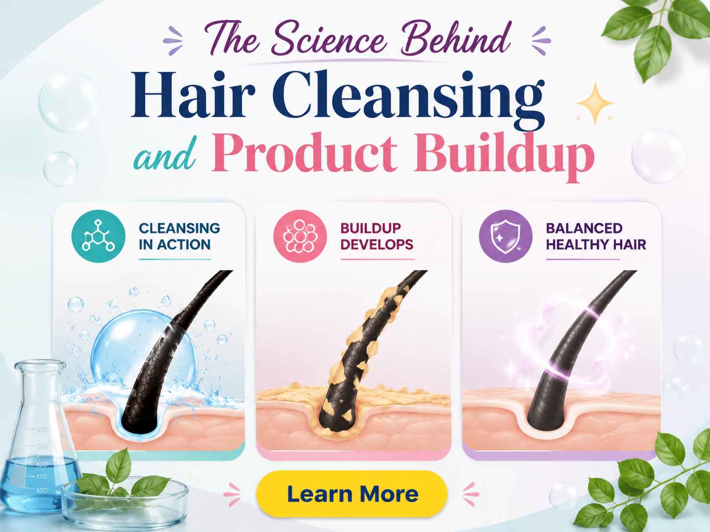 The science behind hair cleansing