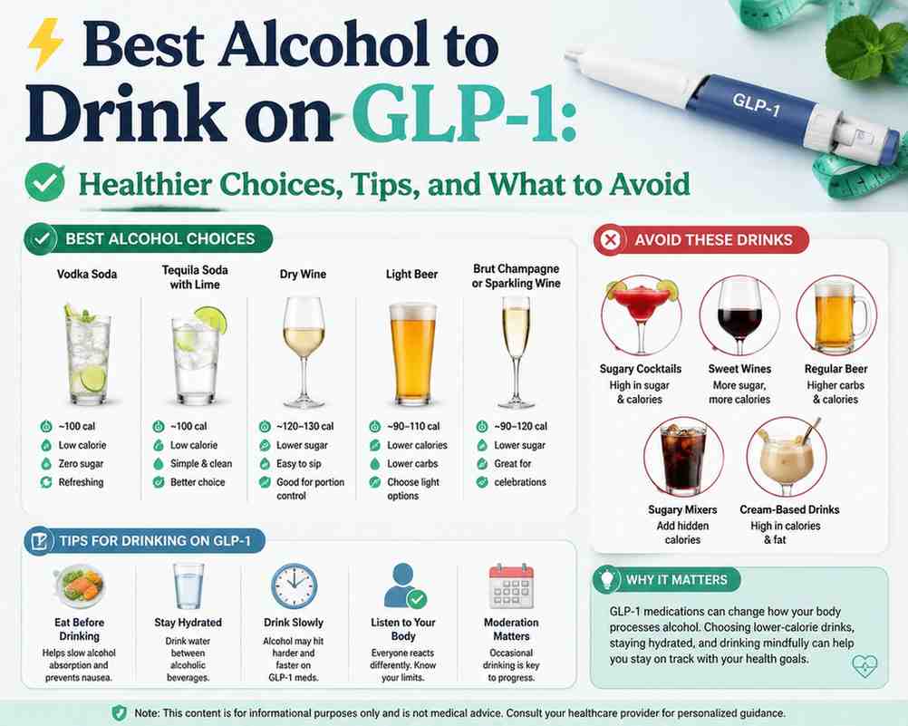 best alcohol to drink on glp-1