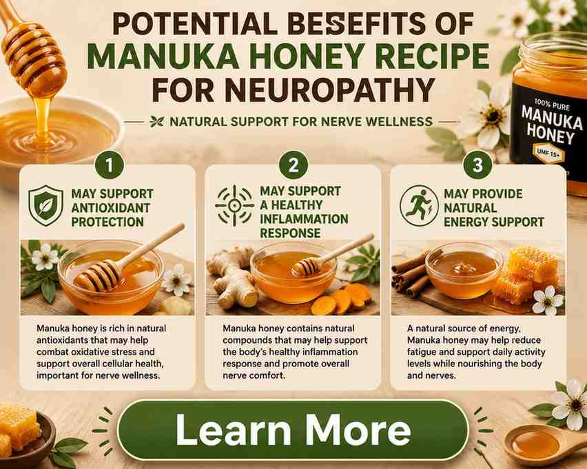 manuka honey recipe for neuropathy benefit