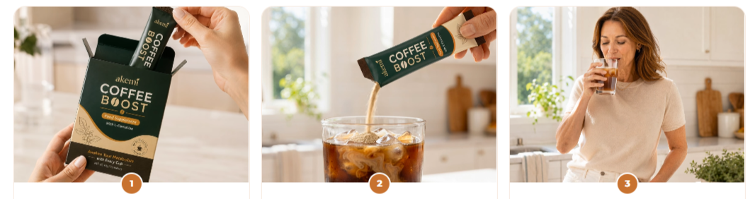 Akemi Coffee Boost How to use