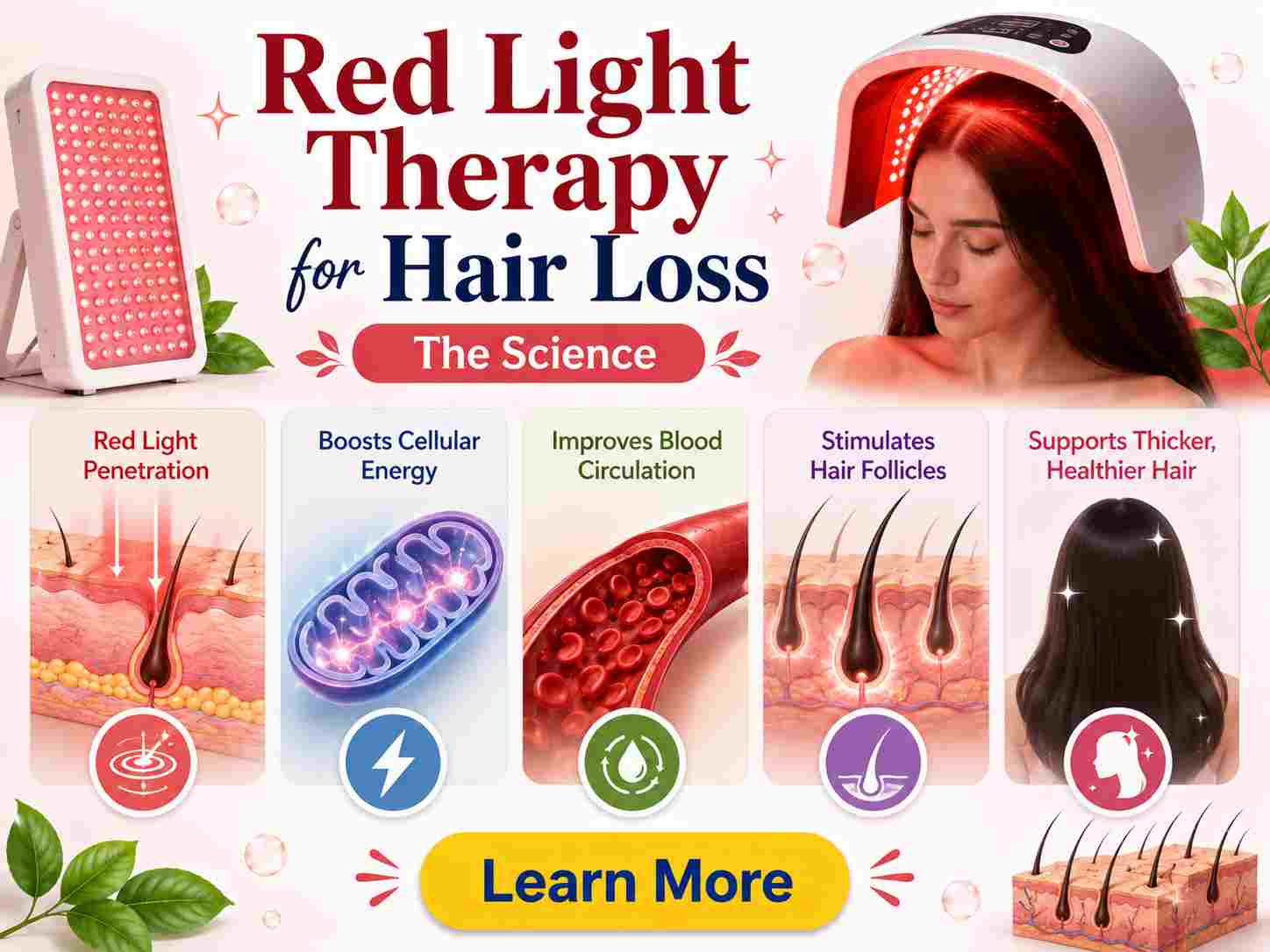 Red Light Therapy for Hair Loss - The science