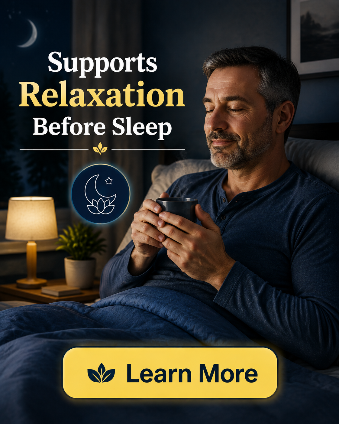Supports Relaxation Before Sleep