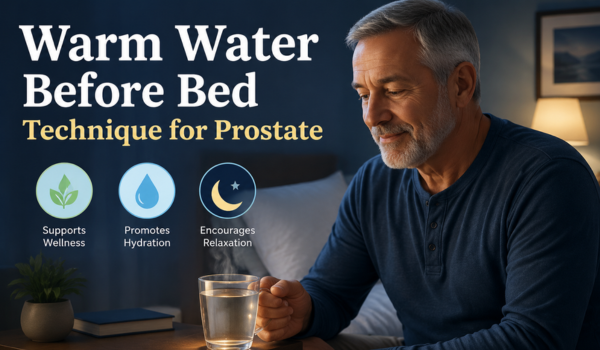 Warm Water Before Bed Technique for Prostate