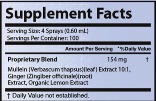 BreathiZen supplement facts
