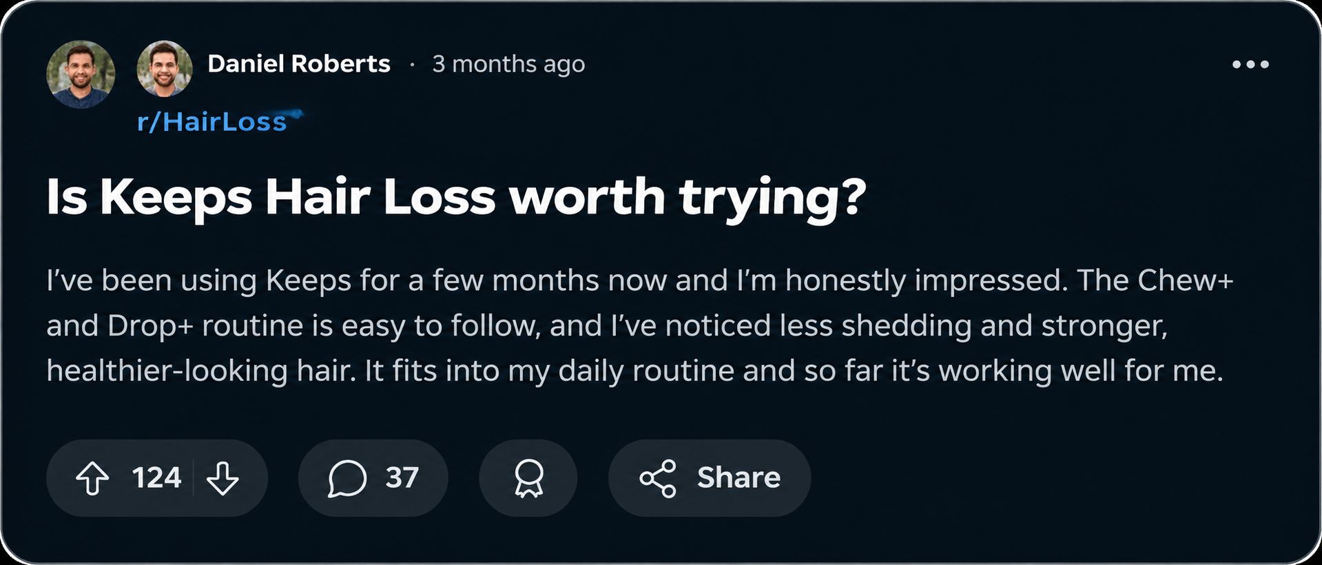 Keeps Hair Loss - Customer Reviews 2