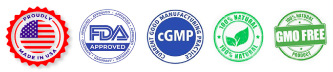 Vision Alive Max FDA Approved, cGMP, GMO Free certificates