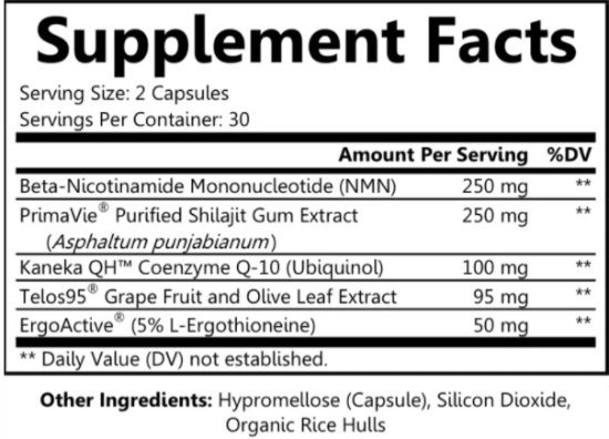 Revitacell Ingredients