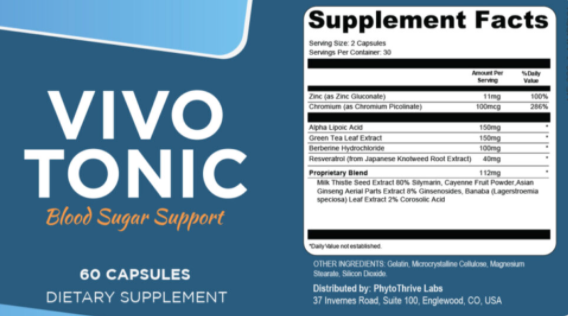 Vivo tonic supplement